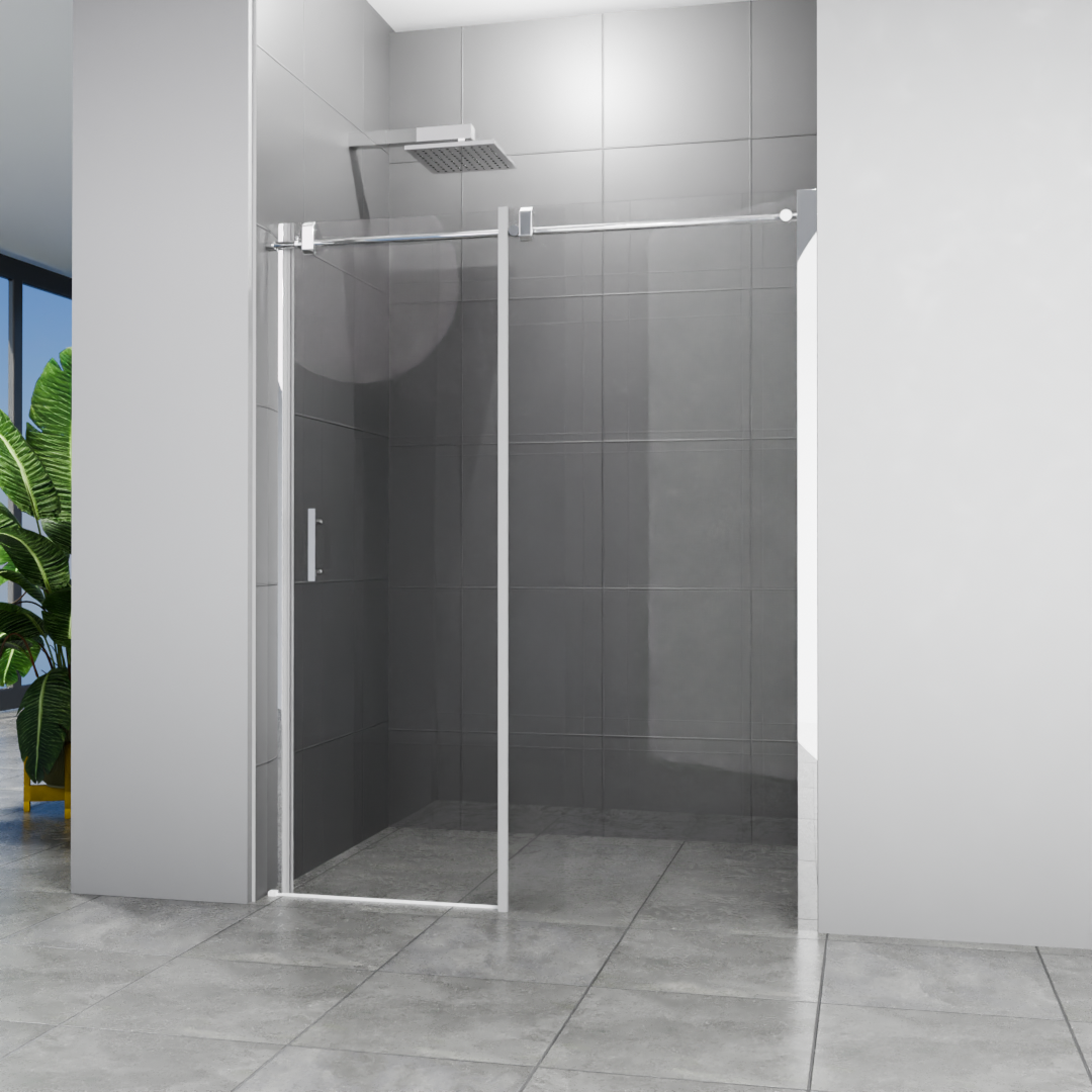 BORULU SİSTEM 1+1 KROM ÇERÇEVE DUŞ KABİNİ
